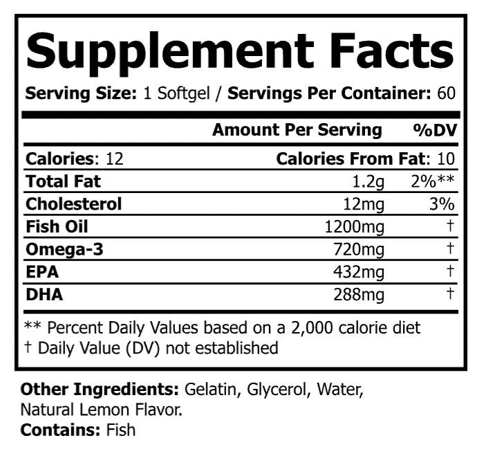 Omega 3 Fish Oil